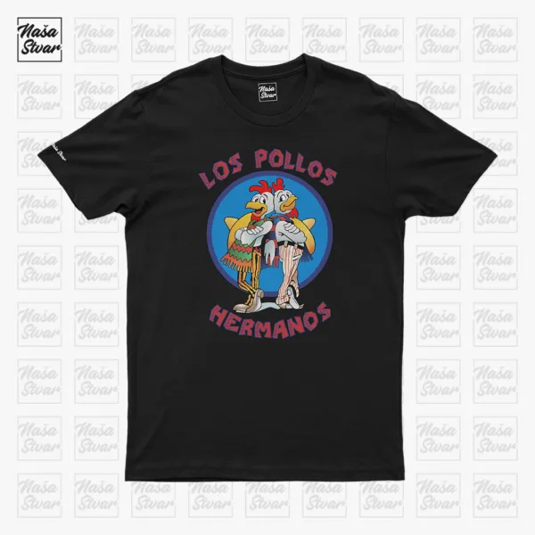 Los-Pollos-Hermanos_crna Majica "Los Pollos Hermanos"