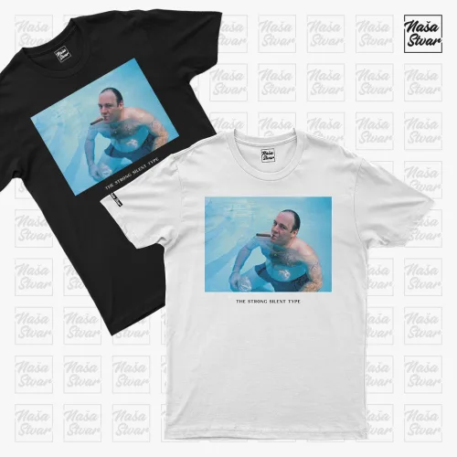 Pool_feed_01 Majica "The strong, silent type"