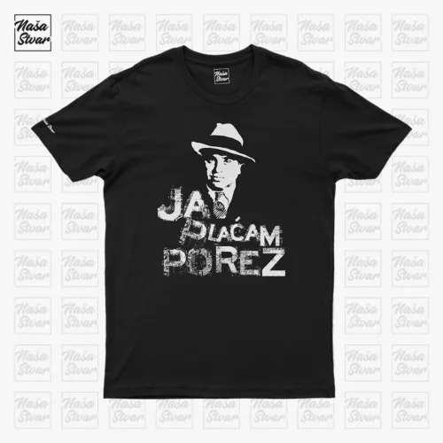 Porez_crna Majica "Porez"